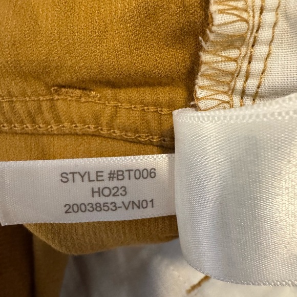 J. Crew Factory Mustard Corduroy Pants - Picture 4 of 5
